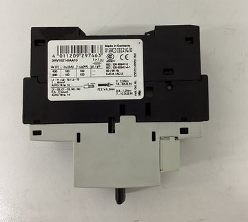 Siemens 3RV1021-0AA10 Motor Circuit Breaker 0.11-0.16 Amps - 0