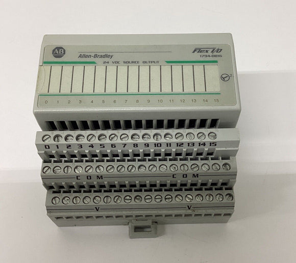 Allen Bradley 1794-OB16 Module w/ 1794-TB3 Base