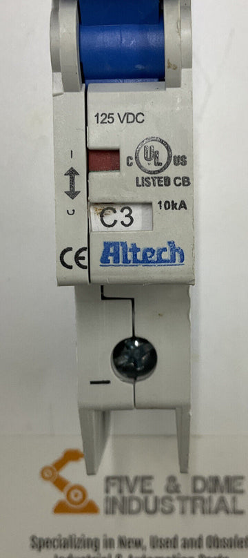 Altech DC Branch Circuit Breaker UL489-C3 3 Amp - 0