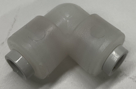 Parker F4EU4 Kynar PVDF Elbow Union 1/4x1/4"  Push-to-Connect Lot of 3