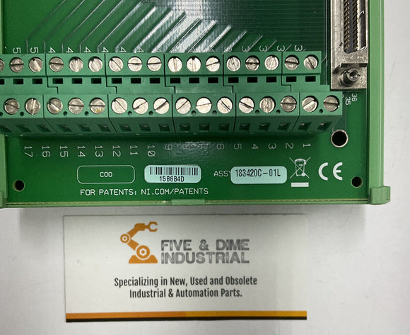 National Instruments 183420C-01L TBX-68 Connector Block with NI-DAQ CD