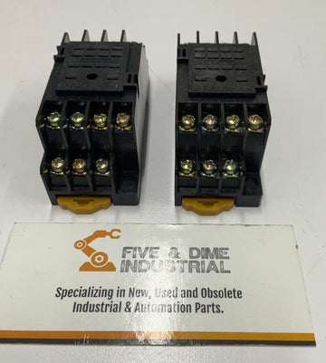 Omron PYF14A Relay Socket 14-Pin 5A 250V Lot of 2 - 0