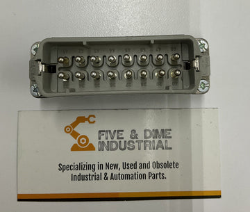 Harting 10.5401 HA 16 Screw Terminated Plug w/ Wire Protection