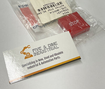 Cutter Hammer Eaton E3OKA231 Red Stop Button