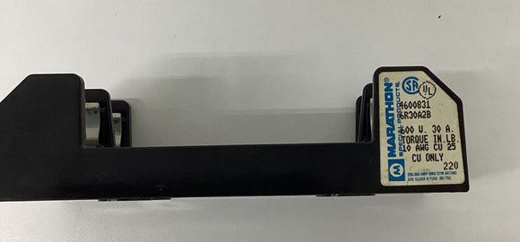 Marathon 4600831 / 6R30A2B  2-Pole Class R Fuse Holder