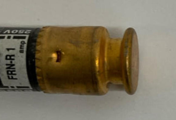 Bussmann  FRN-R-1  Lot of 4  Time Delay  1-Amp Fuses  250 VAC