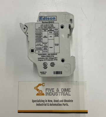 Eaton EHCC 2-Pole Fuse Holder Class CC 600V 30A 2-Pole - 0