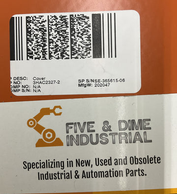 ABB 3HAC2327-2  / 202047 Orange Cover with Gasket - 0