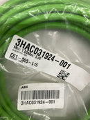 ABB 3HAC031924-001 Ethernet Cable 7-Meter 4 Pin Male to Male, Green-1