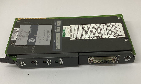 Allen Bradley 1771-DA ASC11 I/O Module