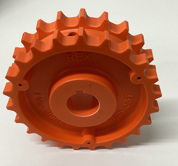 Rexnord  N815-23T Solid Bore Double Row Sprocket  1-3/16" Bore