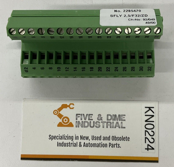 Phoenix Contact 2285470 32 Position Female Connector SFLY 2,5 / F32/ ZD
