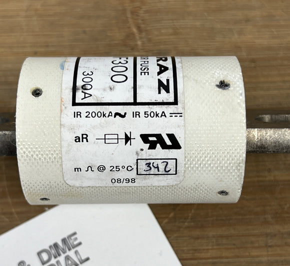 Ferraz Protistor 300 Amp 500V Fuse A050F300