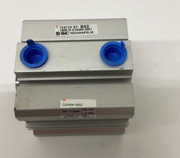 SMC CQ2A50-35DC Double Acting Pneumatic Cylinder 35mm 145PSI