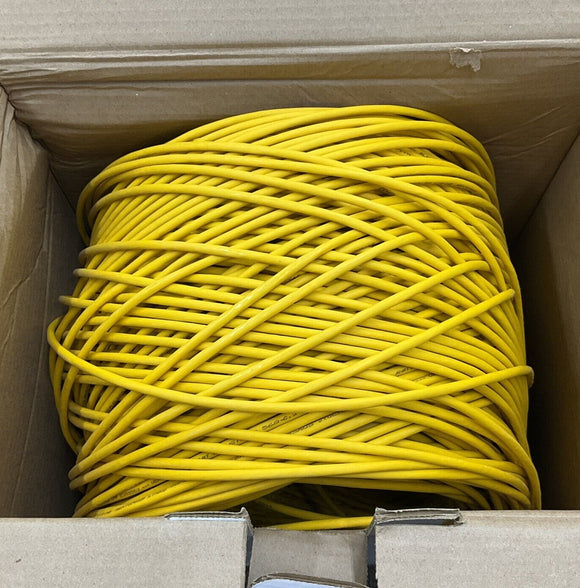 Hubbell NextSpeed C6RPEY 1000 Ft. Yellow Plenum CAT6 Cable / Wire 4-Pair (OV)