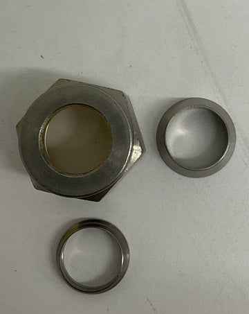 Swagelok SS-810-NFSET 1/2" Nut & Ferrule Set Stainless - 0