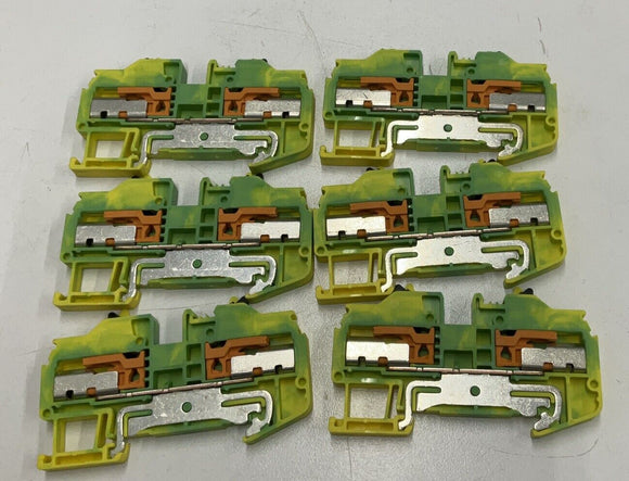 Phoenix Contact 3204023 Ground Terminal Blocks( Lot of 6)