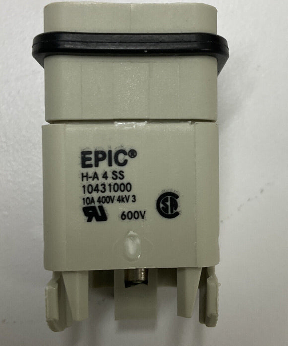 Lapp/Epic  10431000 H-A 4 SS 4+PE Male Connector Plug