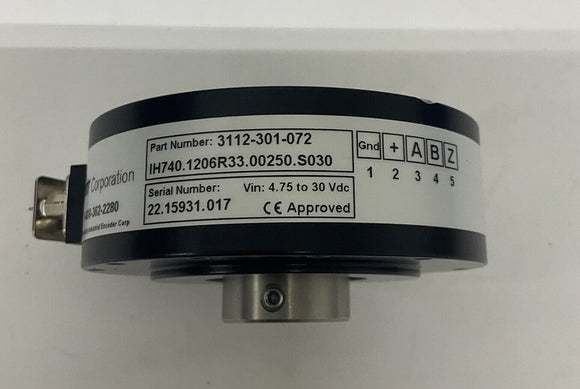 JBT 3112-301-072 Incremental Encoder 4.75-30VDC