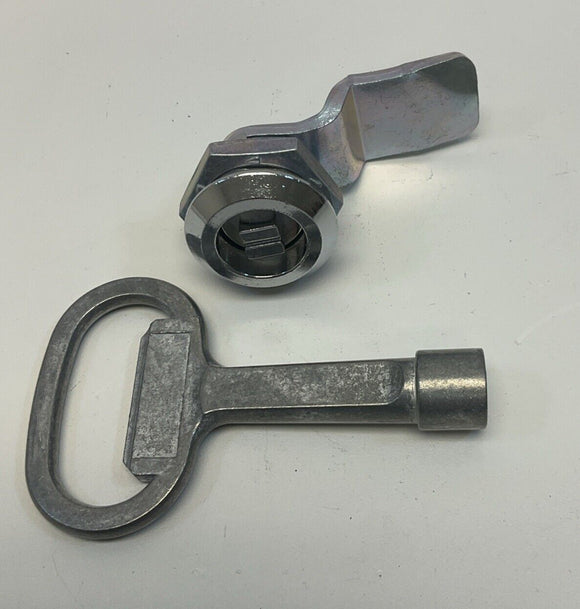 Saginaw 7mm Square Door Latch w/ Key SCE-DL7SC 1/4 Turn