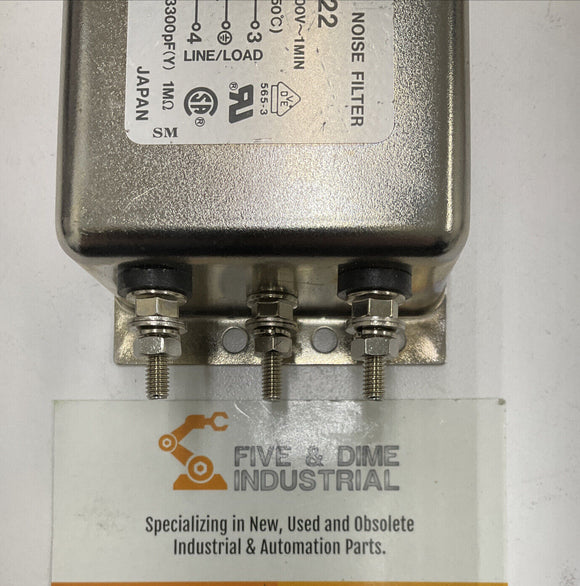 Nemic Lambda MBS-1215-22 Noise Filter 250 Vac 15A