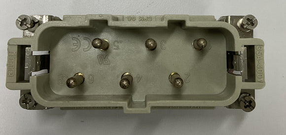 Lapp Epic 10.1700  6-Pin Male Connector Insert 600V