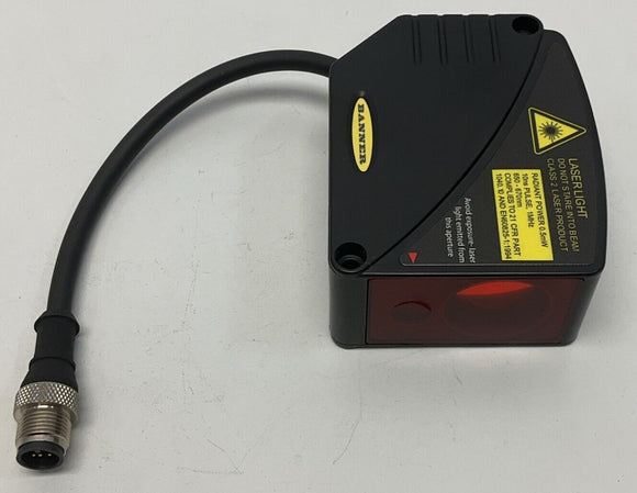 Banner LT3BDQPMA4 Laser Sensor 50M Range Time Of Flight