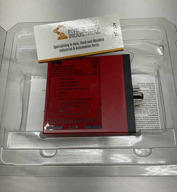 PR Electronics 2284B2D1 Isolation Amplifier 2284 20mA