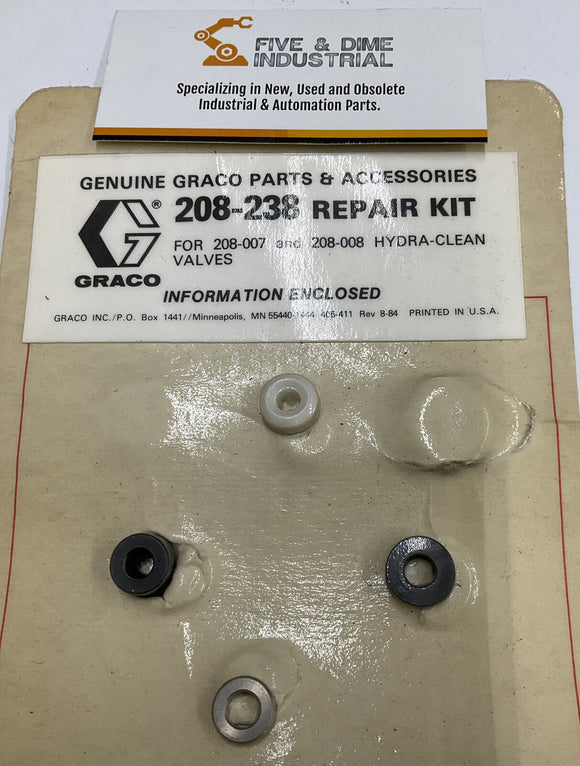 Graco 208-238 Repair Kit For Hydra Clean Valves