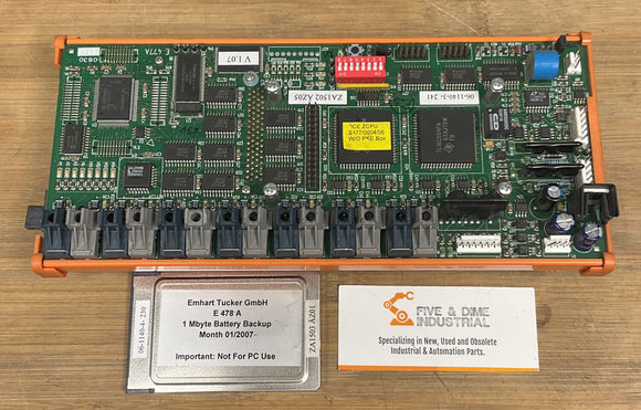 Emhart Tucker E477A PC Board with E478A Battery Backup