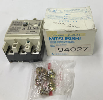 Mitsubishi NV100-FHU 3-Pole 230-240VAC Circuit Breaker 75-Amp - 0