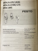 Festo MS4-LBR-1/4-D5-A8-AS / 529471 Pressure Regulator-6