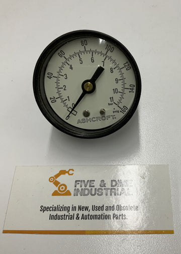 Ashcroft 202A284-20 Pressure Gauge 10032 1/4 Npt Male 160 Psi