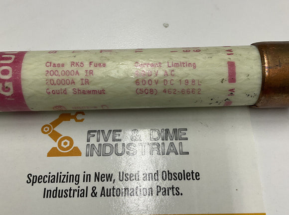 Gould Shawmut Tri-Onic TRS1R Lot of 2 Time Delay Fuses