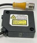 Banner PD49VP6C100Q PicoDot Convergent Laser Sensor 10-30 VDC NPN 4" Focus-4