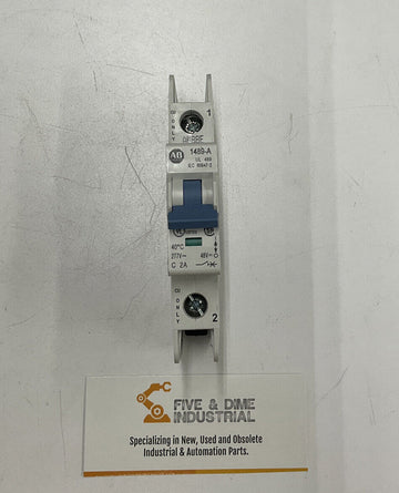 Allen Bradley 1489-A1C020 Ser. A Din Mount Circuit Breaker 2 Amp 277V