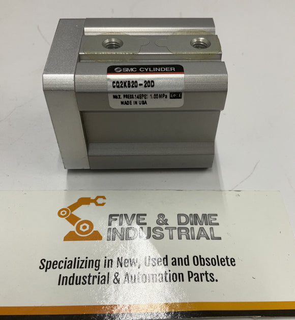 SMC CQ2KB20-15DM Compact Cylinder Single Acting Bore 20mm Stroke 20mm