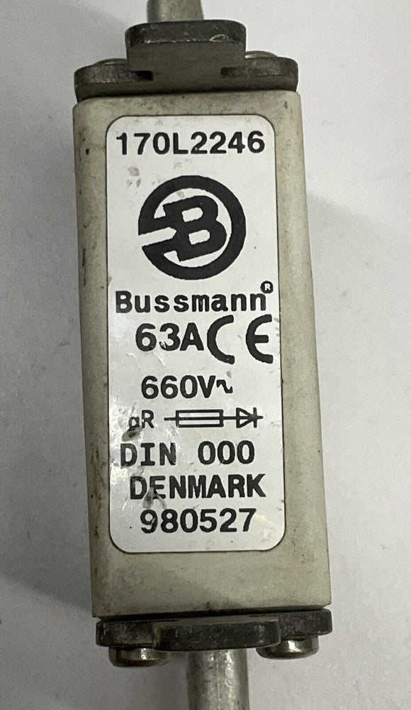Bussmann 170L2246 High Speed Square Body Fuse 63A 660V