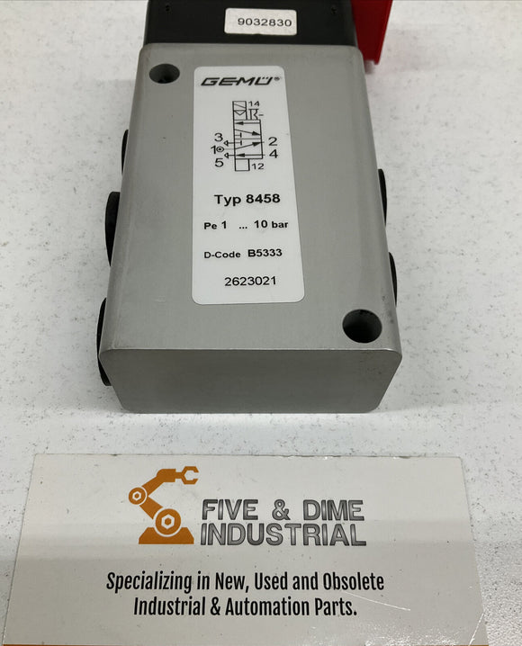 Gemu Type 8458 24V 5/2 Way Pilot Solenoid Valve