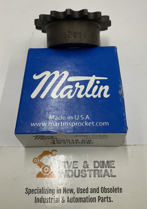 Martin 35BS16-5/8 Bored to Size Sprocket 0.6250 Bore 16 Teeth