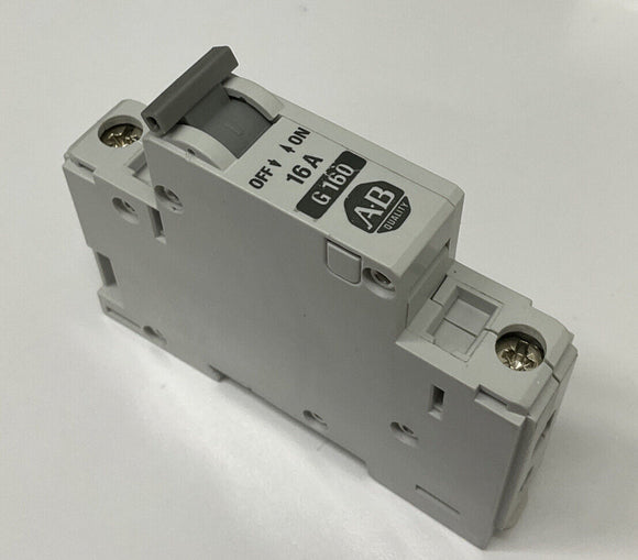 Allen Bradley 1492-CB1G160 Ser. B DIN Mount Circuit Breaker 16 Amp