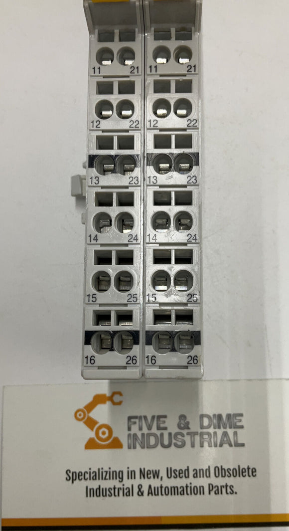 Pilz 312220 PSSu E F DI OZ 2 Digital I/O Module W/ Base Unit