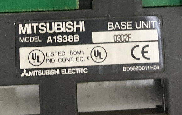 Mitsubishi Electronics A1S38B Base Unit 8 Slot Rack
