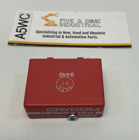 Crydom 6301A Relay DC Output 3.0-6.0VDC Input 3.0A-60VDC Output