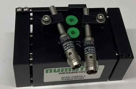 Numatics ASCO wbgs60s1wcm Pneumatic Gripper w/ IZ5035 Sensors