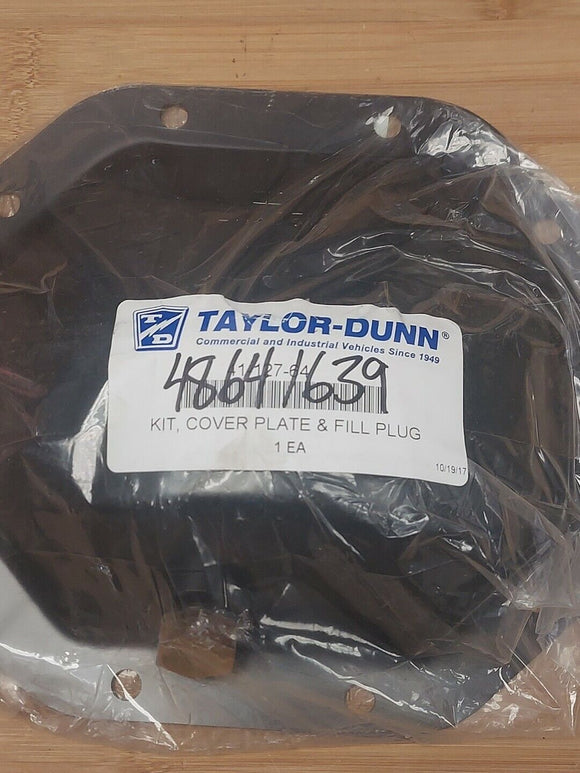 Taylor Dunn 41-127-64 Dana Cover Plate& fill Plug Kit