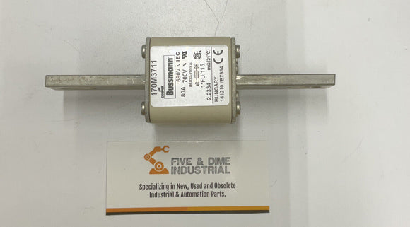 Bussmann 170M3711 Semiconductor Fuse 700V 80A