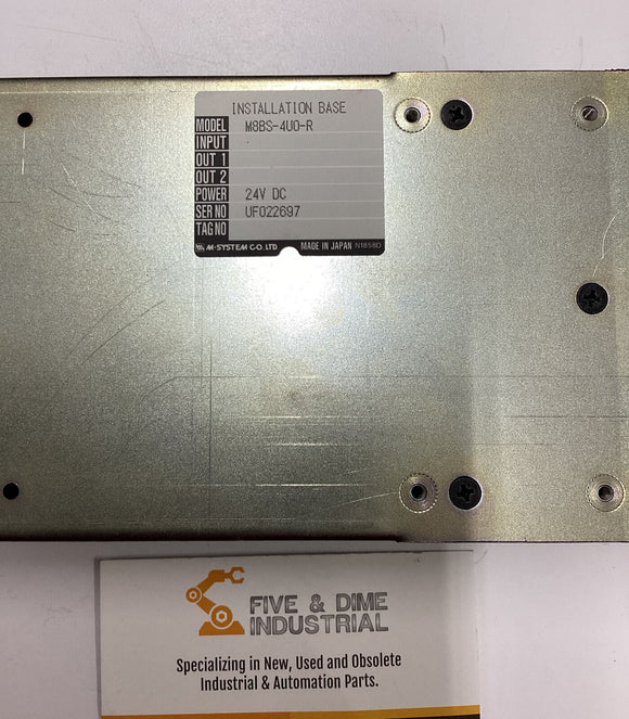 M-Systems M8BS-4U0-R Signal Converter 24V-DC