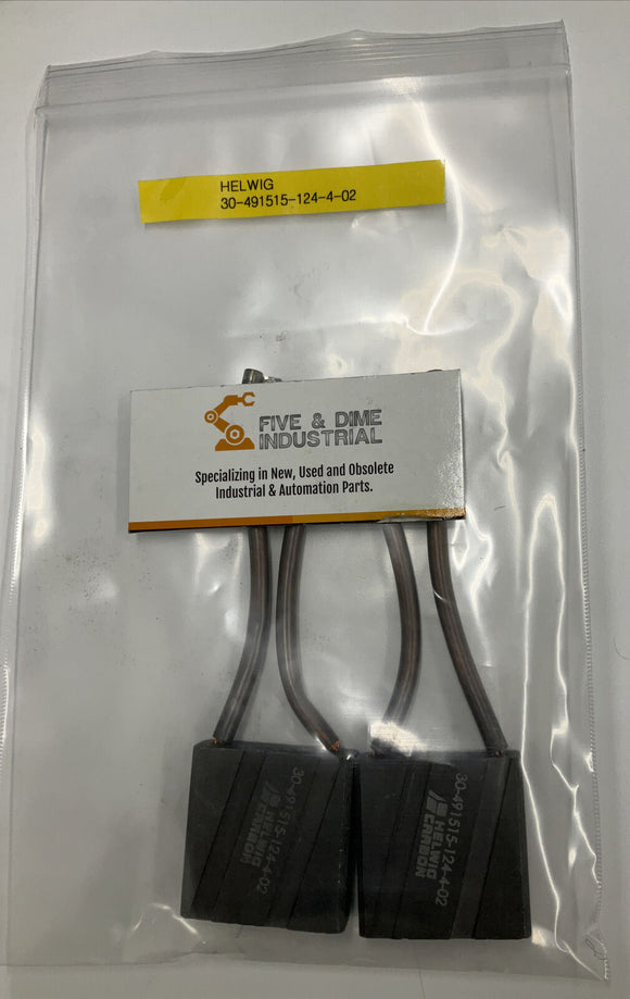 Helwig Carbon 30-491515-124-4-02  Motor Brushes 12.5X40X40mm. 2- pack
