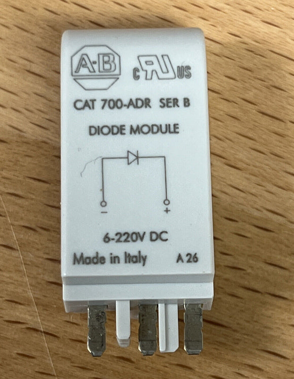 Allen Bradley 700-ADR Diode Type Surge Arrestor Suppressor 6-220VDC